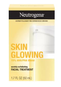 NEUTROGENA SKIN FLOWING 15% AHA/PHA BLEND WEEKLY EXFOLIATING FACIAL TREATMENT 1.7 OZ (50ML)