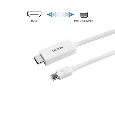 Philips 6\' Mini DisplayPort to HDMI Cable - White