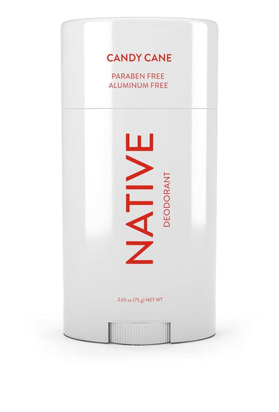 Native Deodorant - Limited Edition Holiday - Candy Cane - Aluminum Free - 2.65 oz