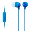 Sony MDREX15AP In-Ear Wired Earbuds with Mic - Blue