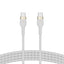 Belkin 6.6\' BoostCharge Pro Flex USB-C Cable with USB-C Connector Cable + Strap - Chardonnay