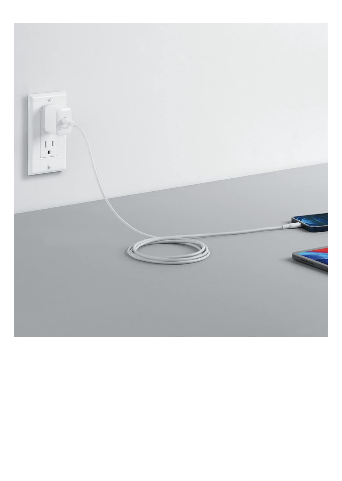 Anker PowerPort III 20W USB-C Power Delivery Wall Charger - White