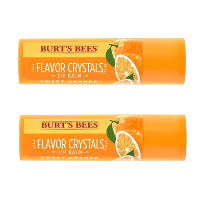Burt's Bees Flavor Crystals Lip Balm, Sweet Orange