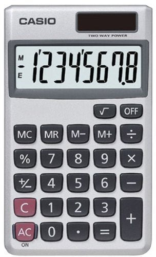 Calculator,Dual Power,Handheld