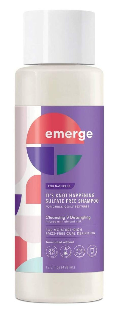 Emerge For Naturals Shampoo It'S Knot Happening Sulfate-Free 15.5 Ounce (458ml)