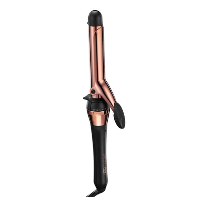 CONAIR INFINITIPRO Rose Gold Titanium 1-Inch Curling Iron, 1-inch barrel produces classic curls – for use on short, medium, and long hair