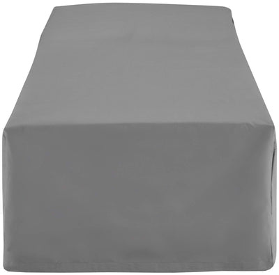 Crosley Furniture CO7506-GY Heavy-Gauge Reinforced Vinyl Outdoor Chaise Lounge Cover, Gray