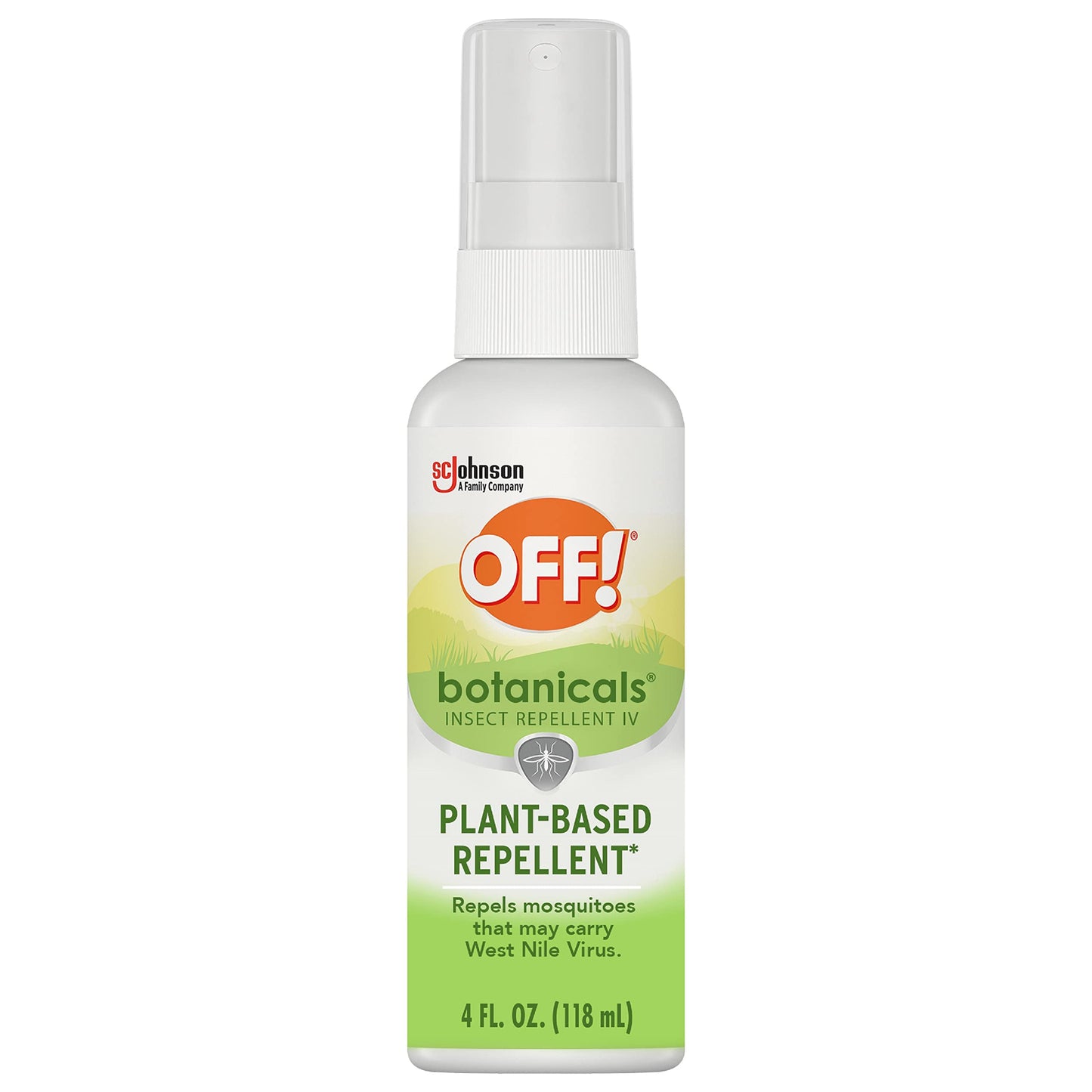 OFF! Botanicals Insect Repellent, Plant-Based Bug Spray &amp; Mosquito Repellent, 4 Oz