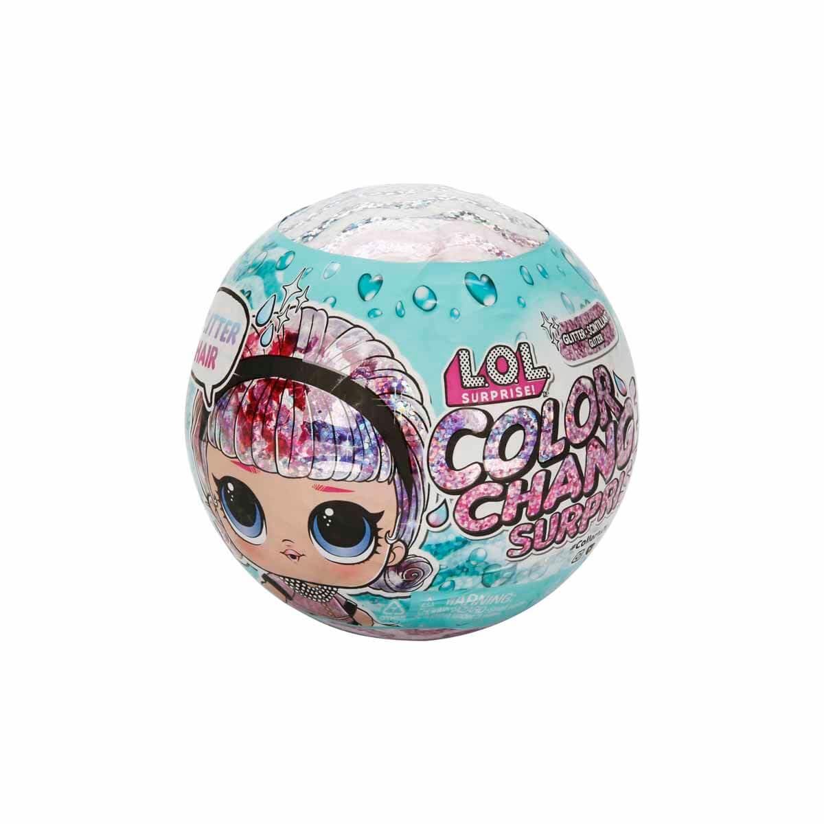 L.O.L. Surprise! Glitter Color Change Doll with 5 Surprises- Collectible Doll Including Sparkly Fashion Accessories, Holiday Toy, Great Gift for Kids Girls Ages 4 5 6+ Years Old