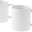 Cricut Beveled Blank , Ceramic-Coated, Dishwasher & Microwave Safe Mug to Decorate, Mug Press & Infusible Ink Compatible,12 Oz Sublimation, Ideal for Crafts and Printing, 2 Count, White