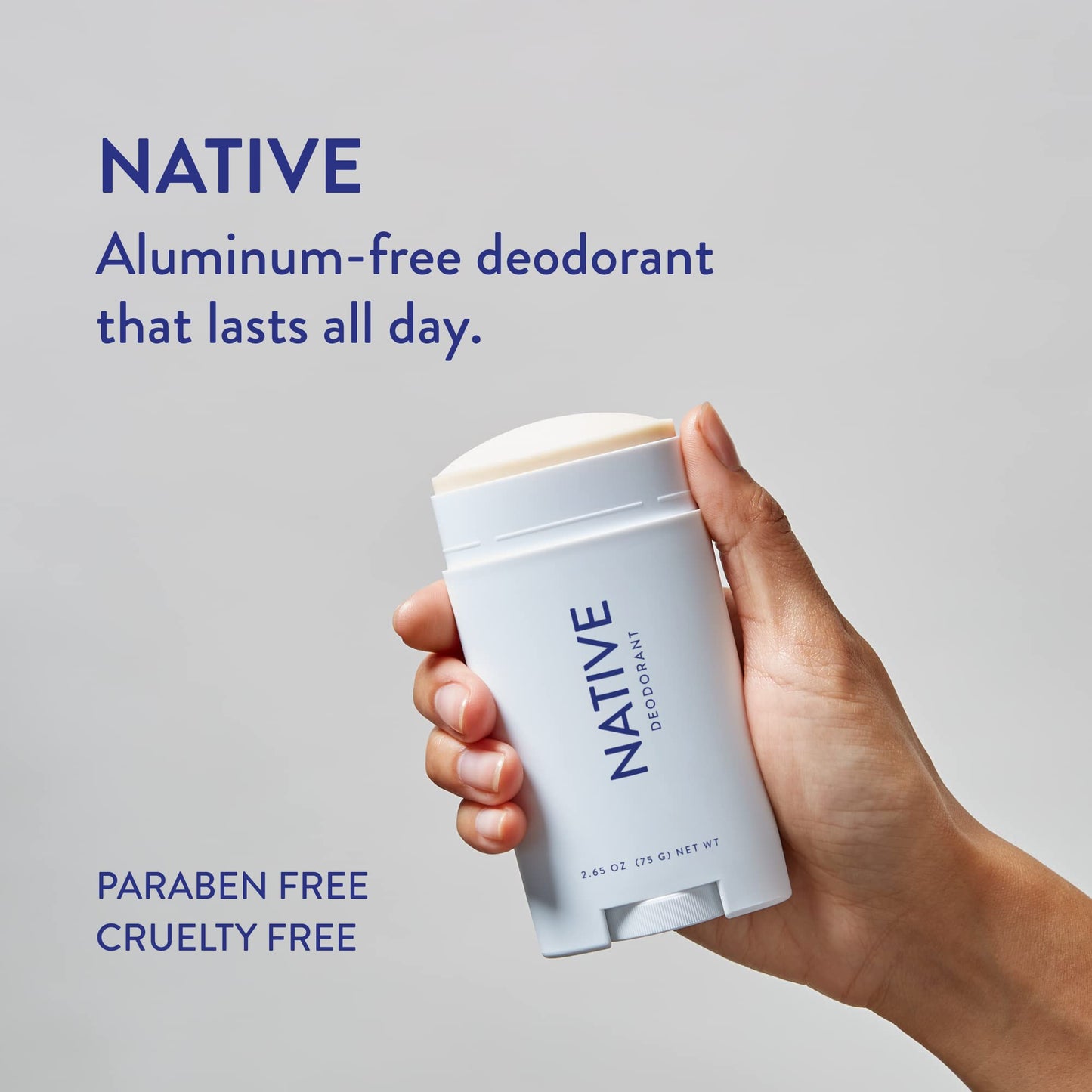 Native Deodorant - Sea Salt &amp; Cedar - Aluminum Free - 2.65 oz