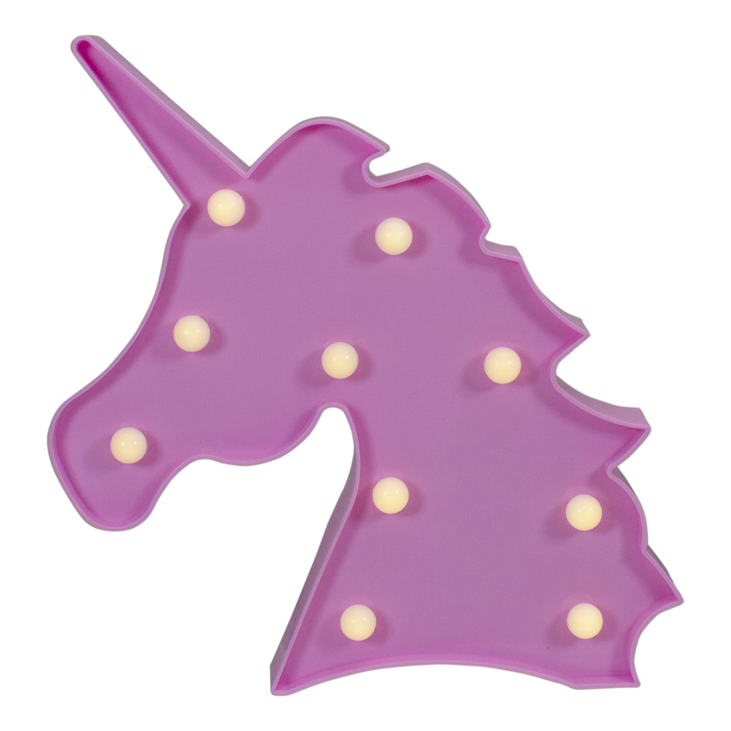 10\" LED Lighted Pink Unicorn Marquee Wall Sign