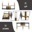 MOTINI 3-Lights Wall Sconce Lighting Fixture Black and Gold Brushed Brass Finish Modern Industrial Indoor Wall Lamp for Bathroom Vanity Living Room Bedroom Hallway