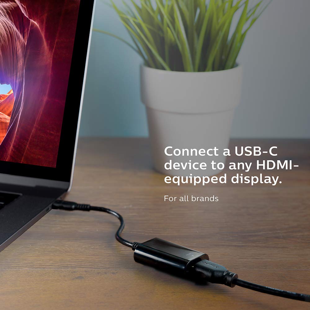 Philips USB-C to HDMI Adapter - Black