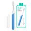quip Sonic Electric Toothbrush - Plastic | Timer + Travel Case/Mount - Blue