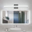 Temgin Bathroom Lights Over Mirror 24Inch LED Vanity Lights Bar 14W Modern Light Fixture for Bathroom Black Cool White 6000K