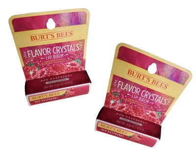 Burt's Bees Flavor Crystals Lip Balm, Red Raspberry