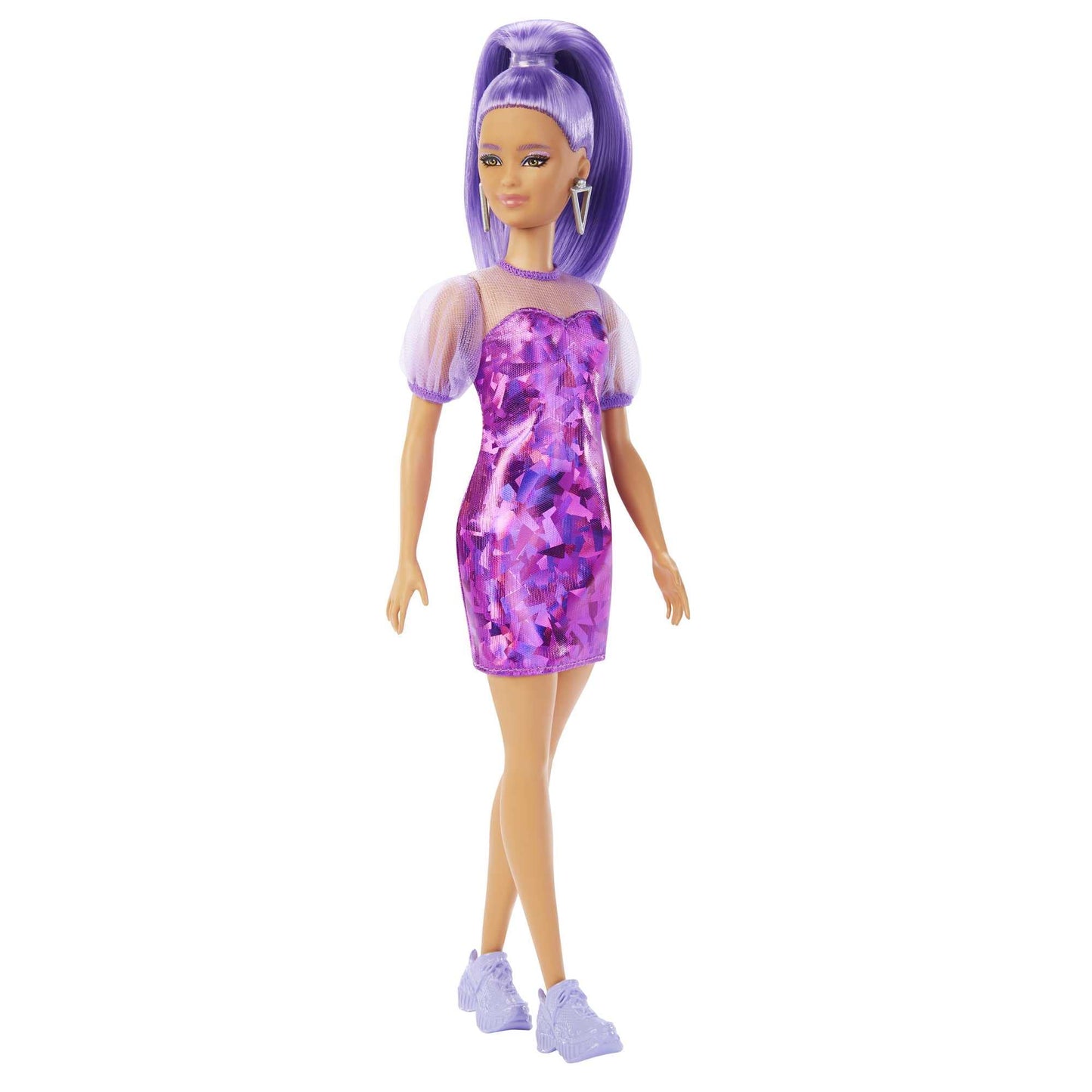 Barbie Fashionista Doll - Purple Monochrome Dress