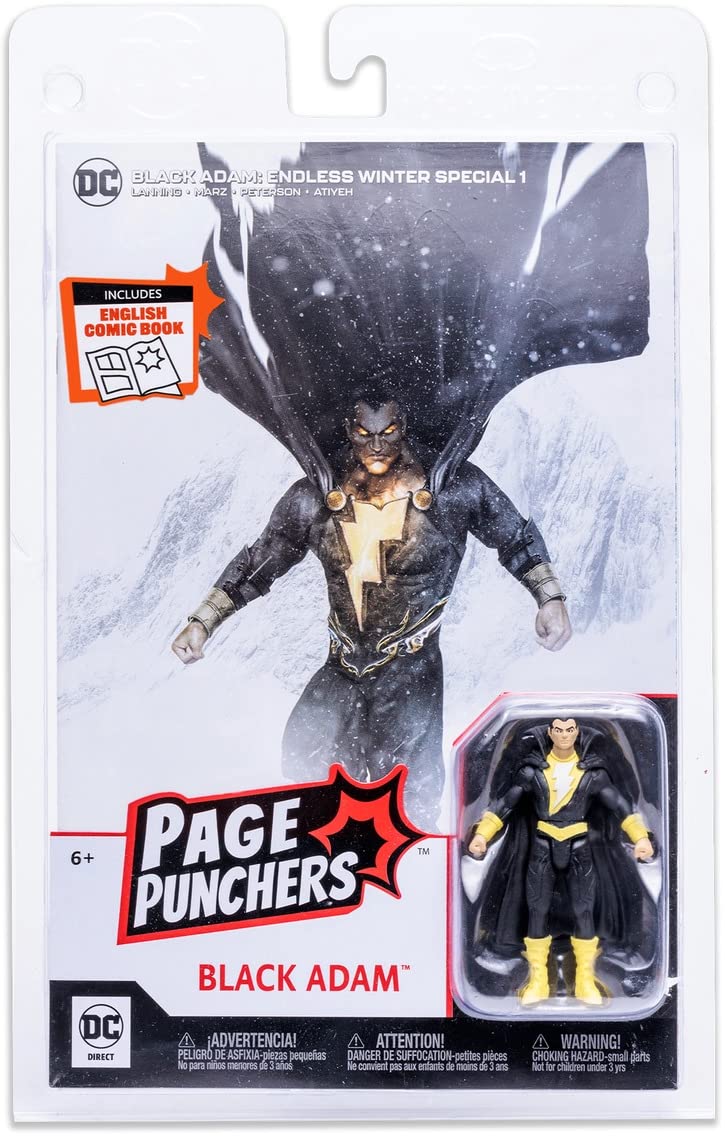 DC Comics Page Punchers Black Adam: Endless Winter Special Book with Black Adam Mini Figure