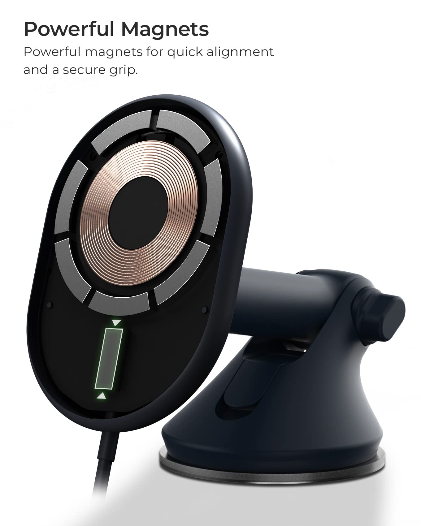 iOttie Velox Magnetic Wireless Car Mount for MagSafe iPhones - Charger Included. Compatible with iPhone 12 to 15 Series