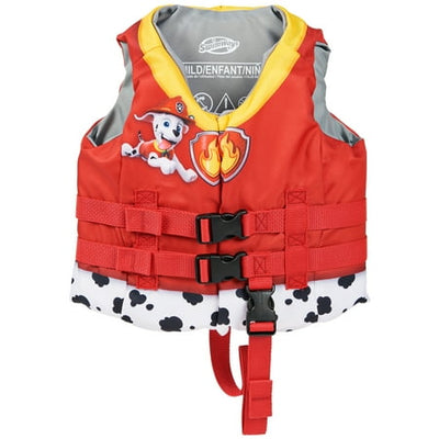 SwimWays Kids Life Jacket  Paw Patrol Marshall  Child 33-55 lbs  Red