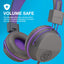 JLab JBuddies Studio Wired Kids Headphone - Gray/Purple