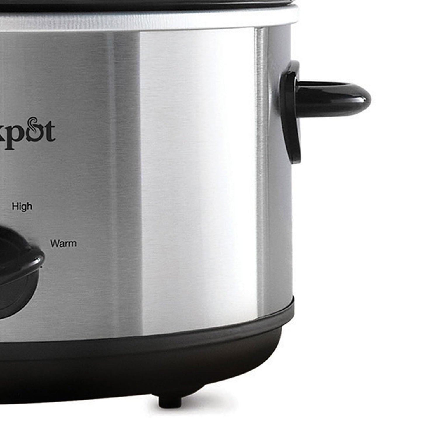 Crock-Pot 4.5 Quarts Manual Design Series Slow Cooker with 3 Manual Heat Settings Cooks Meals for 4 Plus People with Removable Stoneware Bowl, Silver