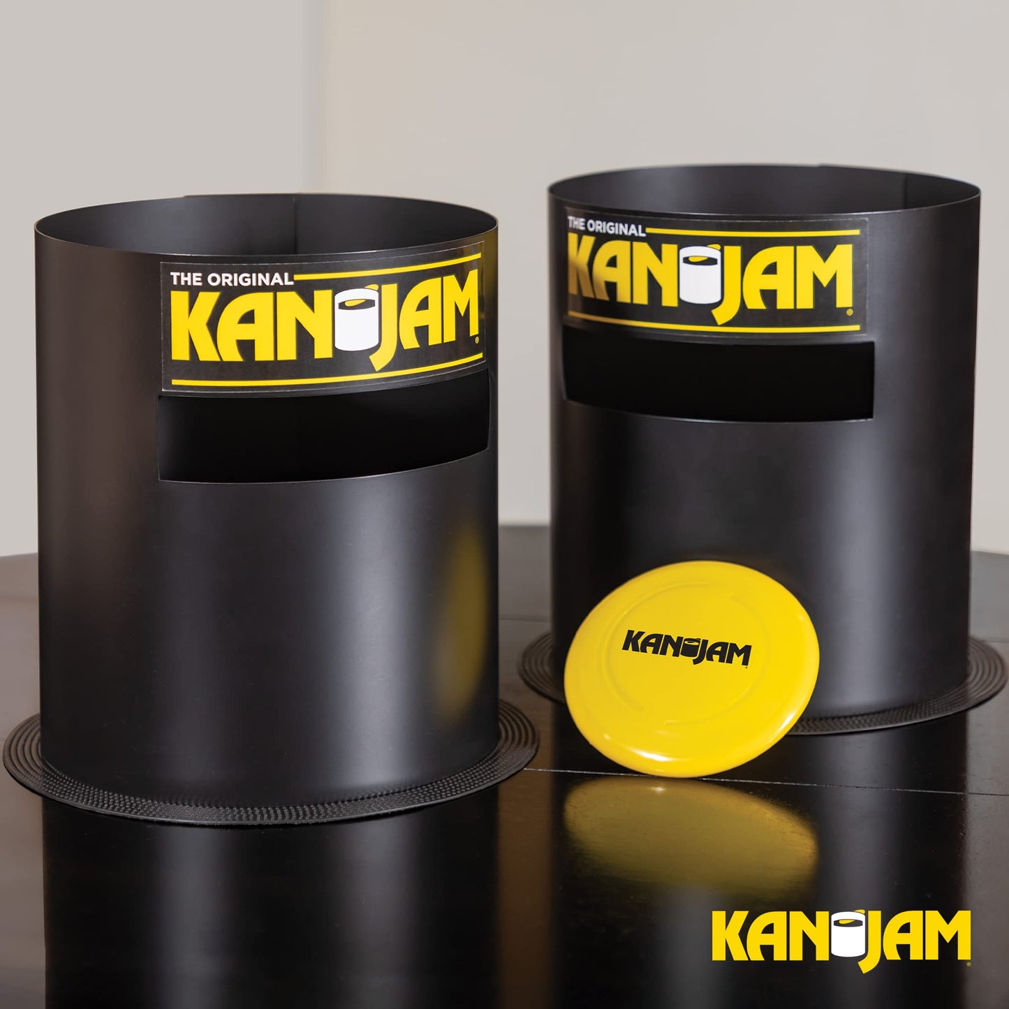Kan Jam Mini - The Original Backyard Outdoor Game now in a Smaller Indoor Size - Complete with 2 Targets and 1 Mini Disc