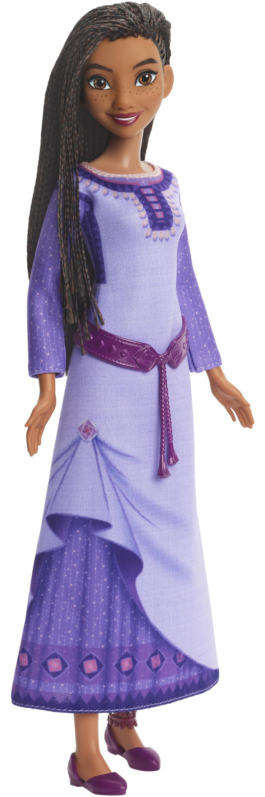 Disney Wish Singing Asha of Rosas Fashion Doll &amp; Star Figure, Posable with Removable Outfit