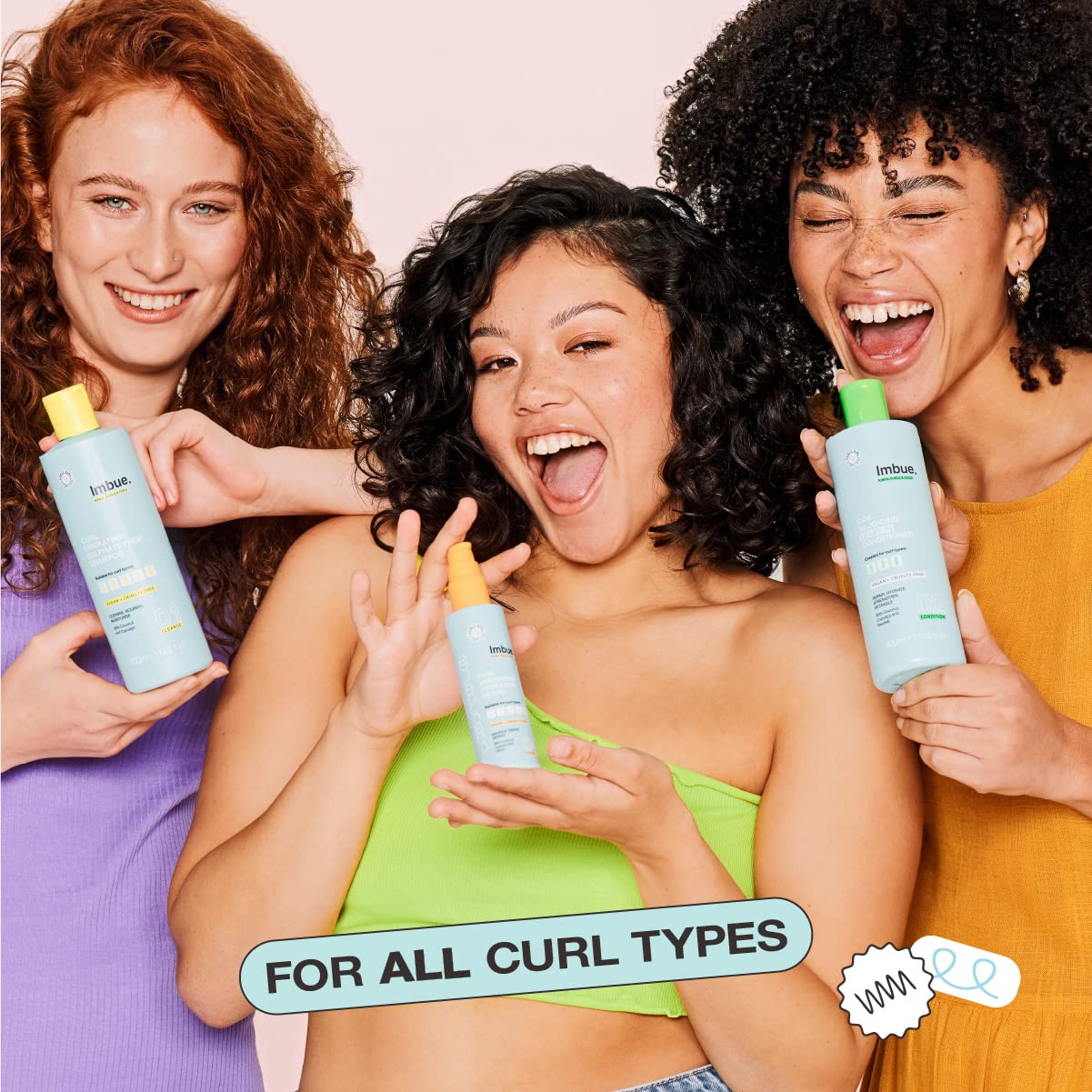 Imbue Curl Rejoicing Curly Hair Leave-in Conditioner For Dry Frizzy Wavy Curls & Coily Hair, 4A-4C Natural Hair Friendly, Embrace the Curl Movement, Curl Cream, Paraben Free, Cruelty Free, Vegan Hair
