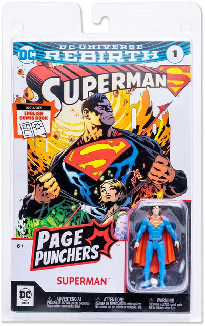 DC Comics Page Punchers Superman Book with Superman Mini Figure