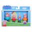 Peppa Pig Peppa's Adventures Peppa's Family Figure 4-Pack Toy, 4 Peppa Pig Family Figures in Iconic Outfits, Ages 3 and up