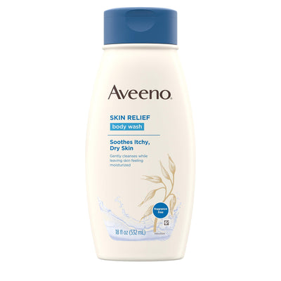 Aveeno Skin Relief Unscented Body Wash for Sensitive Skin - 18 fl oz