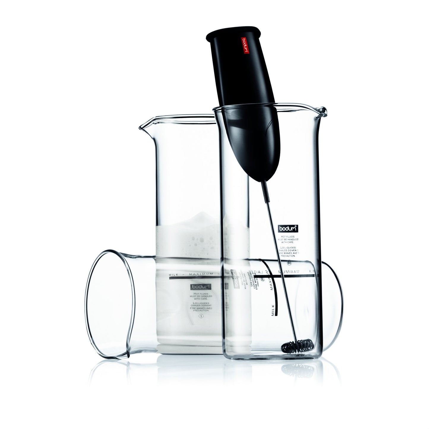 Bodum Schiuma Battery Operated Milk Frother, 8.5 Inches, Black