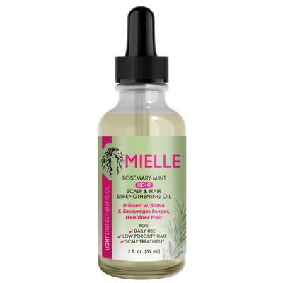 Mielle Organics Rosemary Mint Light Scalp &amp; Hair Strengthening Oil, 2 Ounce