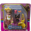 Barbie Chelsea Doll & Accessories, Blonde Small Doll with Removable Banana-Print Skirt, Puppy, Pet Bed & More