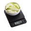 Taylor Glass Top Food Scale with Touch Control Buttons, 11 lb Capacity, Black