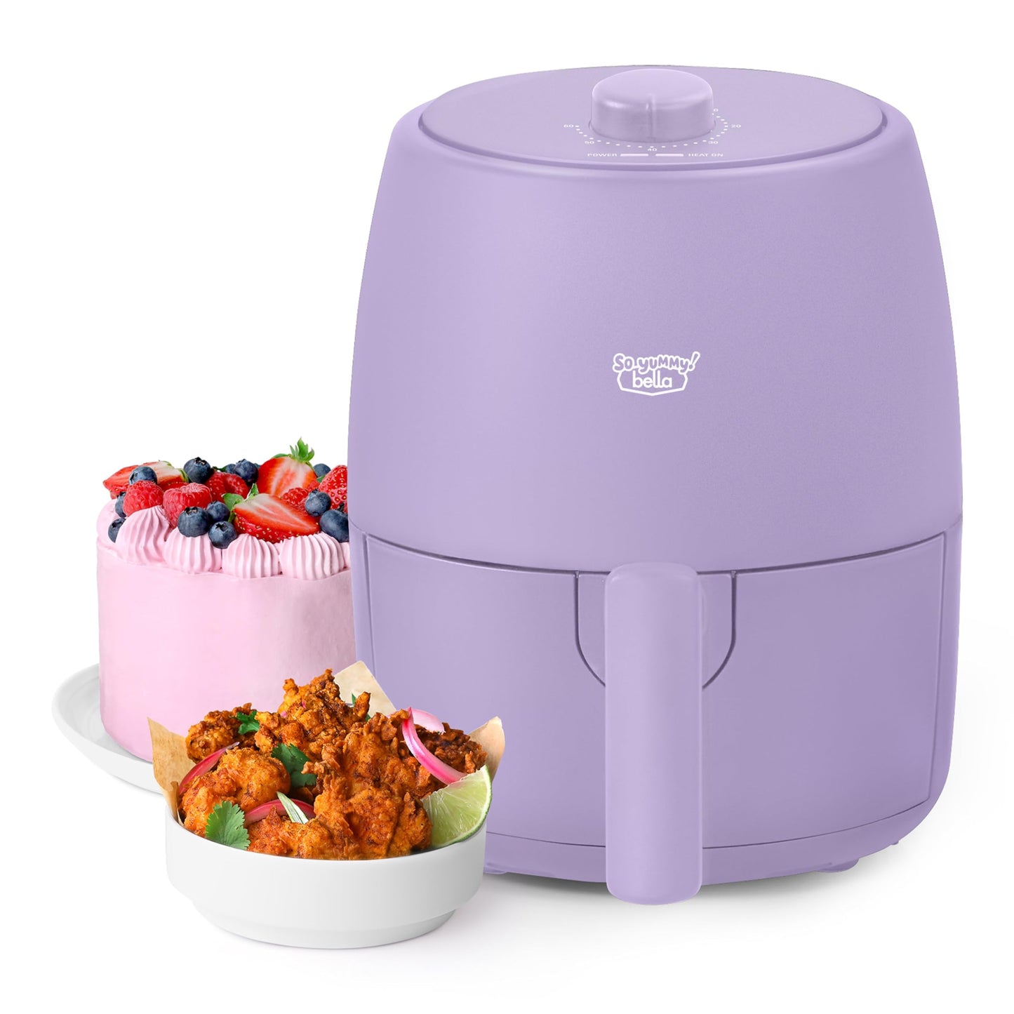 So Yummy by bella 2.0QT Air Fryer, Lavender