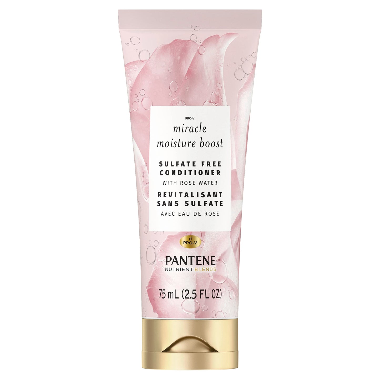 Pantene, Nutrient Blends Miracle Moisture Boost With Rose Water, 2.5 Fl Oz