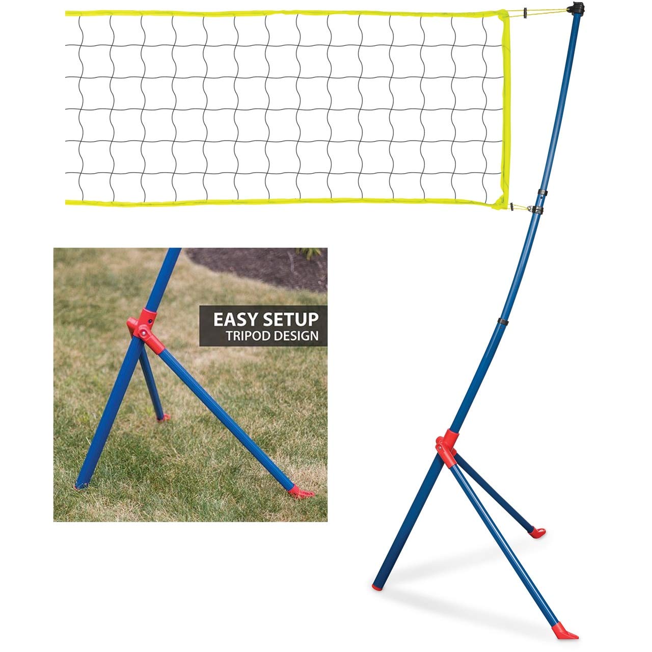 Portable Tripod Volleyball Net Set Easy Setup Game Outdoor Sports Camping Beach WLM8