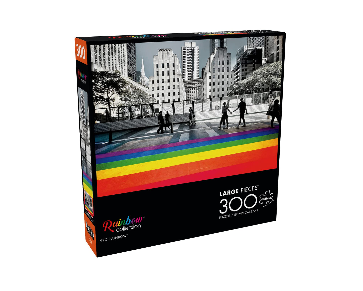 Buffalo Games Rainbow: NYC Rainbow Large Pieces Jigsaw Puzzle - 300pc