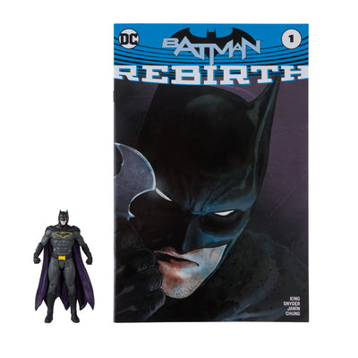 DC Direct - Batman: Rebirth - Page Punchers - 3" Batman Figure with Comic