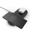 Belkin Quick Charge Dual Wireless Charging Pad - 10W Qi-Certified Charger Pad for iPhone, Samsung, Apple Airpods & More - Charge While Listening to Music, Streaming Videos, & Video Calls - Black