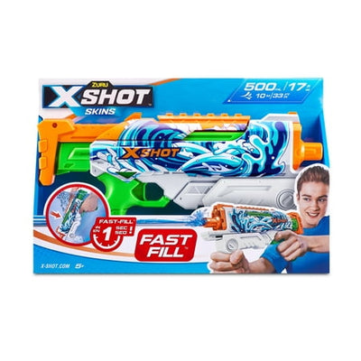 X-Shot Water Fast-Fill Skins Hyperload Water Blaster by ZURU