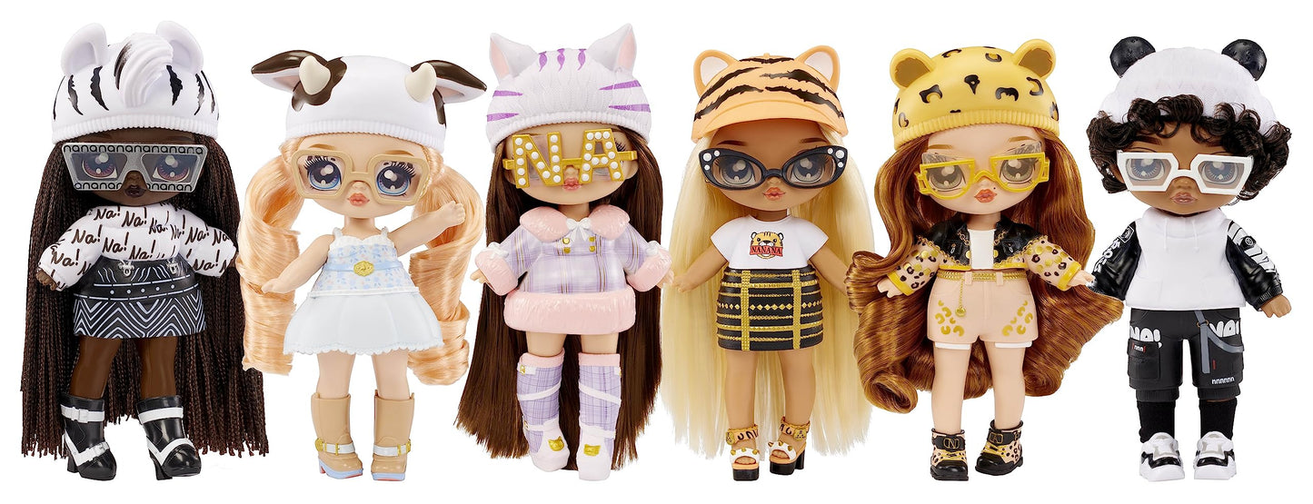 Na! Na! Na! Surprise Fuzzy Zara Zebra 7\" Fashion Doll