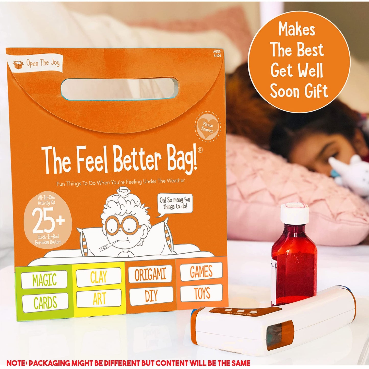 Open The Joy Feel Better Activity Bag