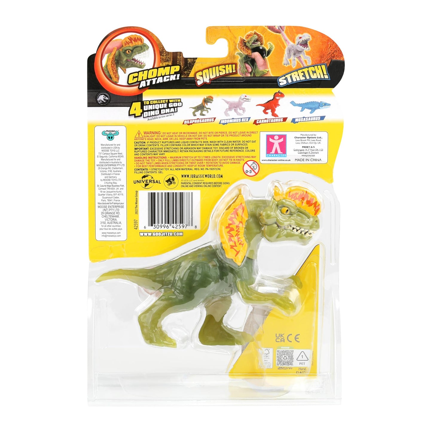 Heroes of Goo Jit Zu Jurassic World Dilophosaurus Hero Pack