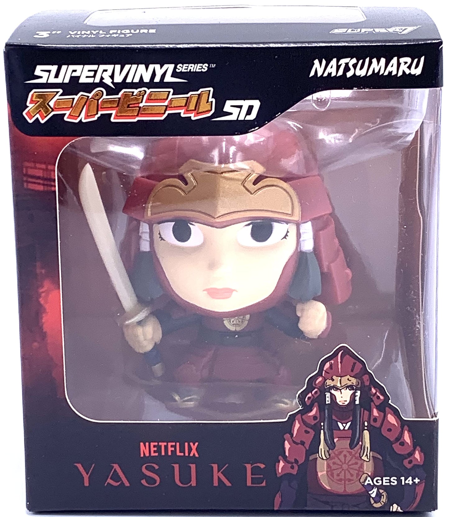 Super 7 Super7 Netflix Anime Yasuke Supervinyl Action Figure (Natsumaru 3 inches ), 81411
