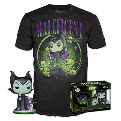 Funko POP! Villains: Maleficent POP &amp; Tee - L