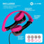 JLab JBuddies Wired Folding Kids Headphones - Pink (JK2-PNKRTL)